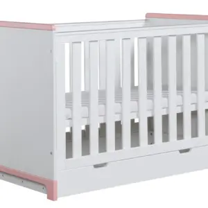 Babybett Mini 120x60 cm Rosa oder Grau – Bild 8