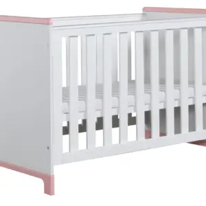 Babybett Mini 120x60 cm Rosa oder Grau – Bild 7