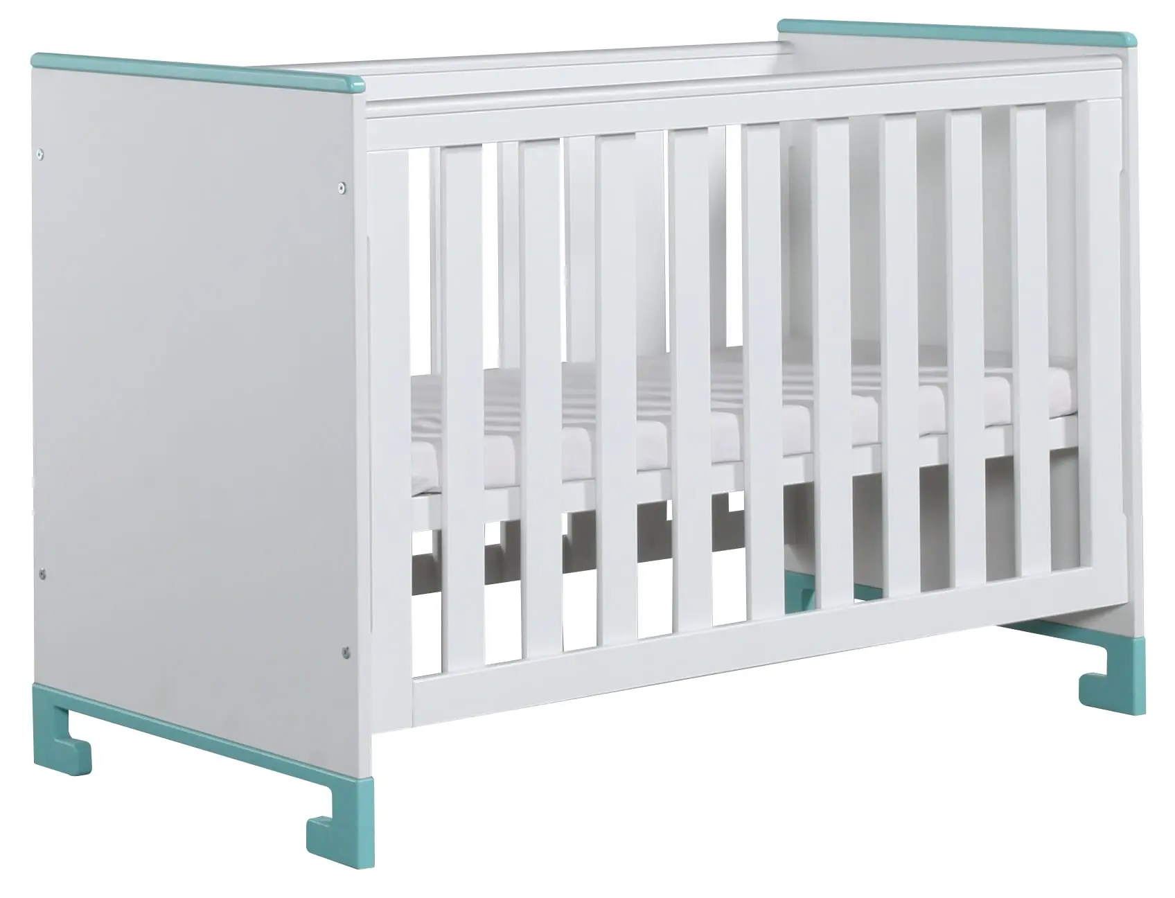 Babybett TOTO 120x60 cm Rosa oder Türkis – Bild 15