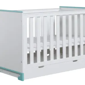 Babybett TOTO 120x60 cm Rosa oder Türkis – Bild 7
