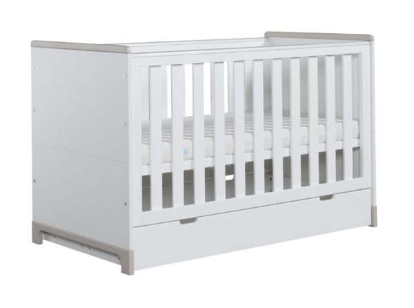 Babybett Kinderbett Juniorbett  Mini 140x70 cm Rosa oder Grau