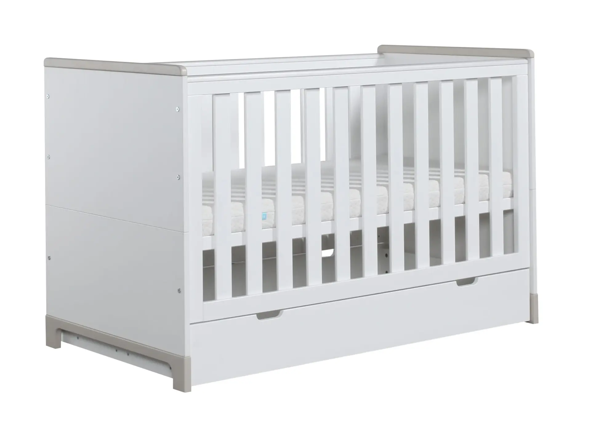 Babybett Kinderbett Juniorbett  Mini 140x70 cm Rosa oder Grau – Bild 7