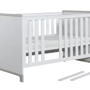 Babybett Kinderbett Juniorbett Mini 140x70 cm Rosa oder Grau – Bild 6