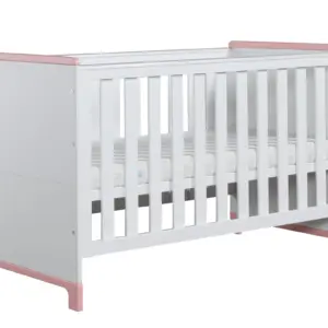 Babybett Kinderbett Juniorbett  Mini 140x70 cm Rosa oder Grau