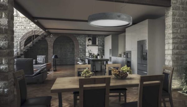 Beton-Hängeleuchte Omega LED