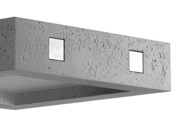 Beton-Hängeleuchte-LED GEO