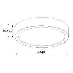 Elegante Keramik-Deckenleuchte Omega – Bild 5