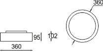 Keramik-Deckenleuchte Omega – Bild 3