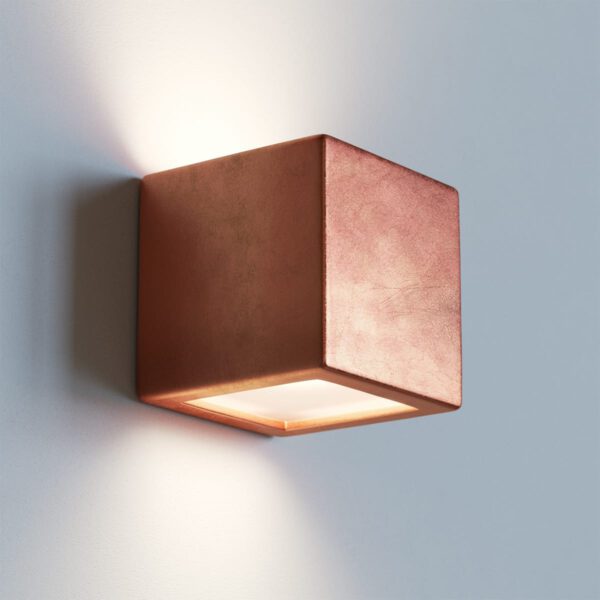 Elegante Keramik-Wandleuchte Kubik