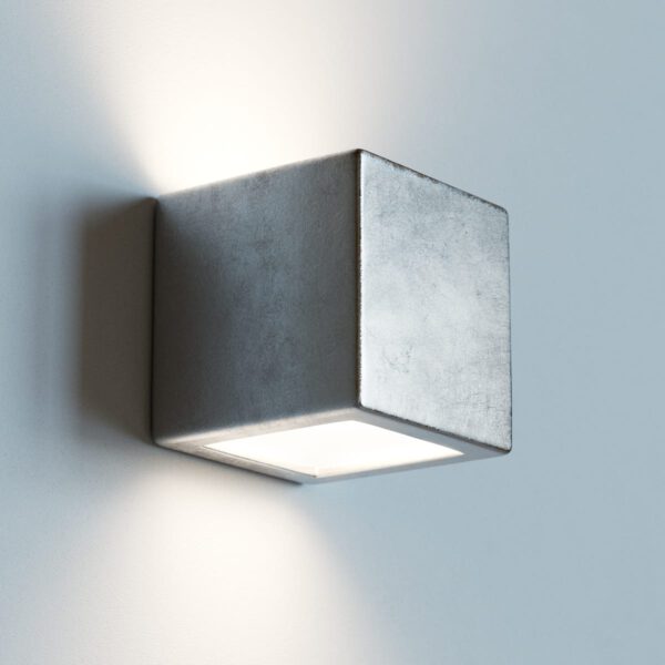 Elegante Keramik-Wandleuchte Kubik
