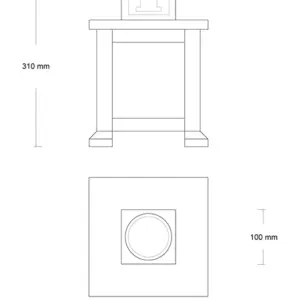 LED-Beton-Außenleuchte Lantern IP65 – Bild 4