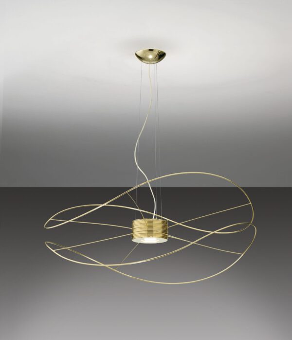 Traumhafte LED-Hängeleuchte Hoops Gold Axo Light