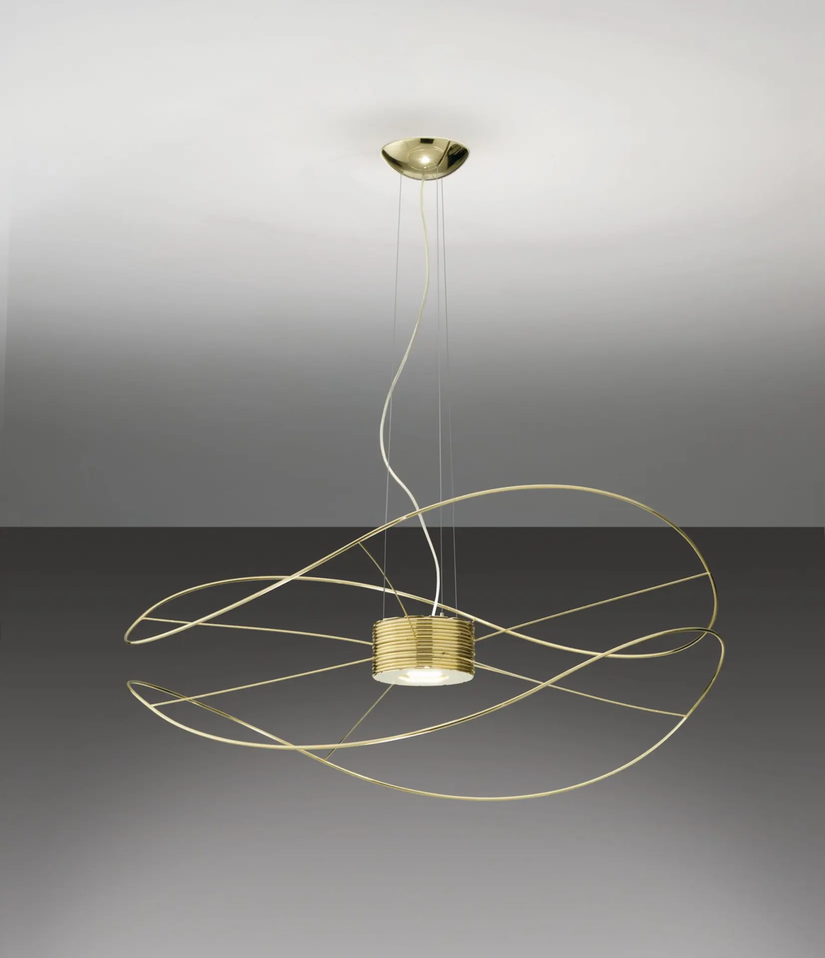 Traumhafte LED-Hängeleuchte Hoops Gold Axo Light – Bild 1