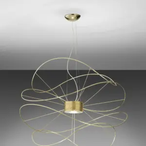 Traumhafte LED-Hängeleuchte Hoops Gold Axo Light – Bild 3