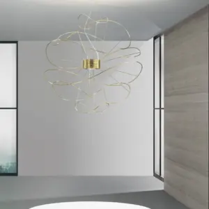 Traumhafte LED-Hängeleuchte Hoops Gold Axo Light – Bild 5