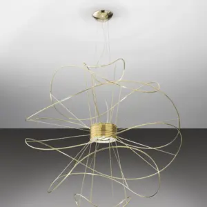 Traumhafte LED-Hängeleuchte Hoops Gold Axo Light – Bild 19