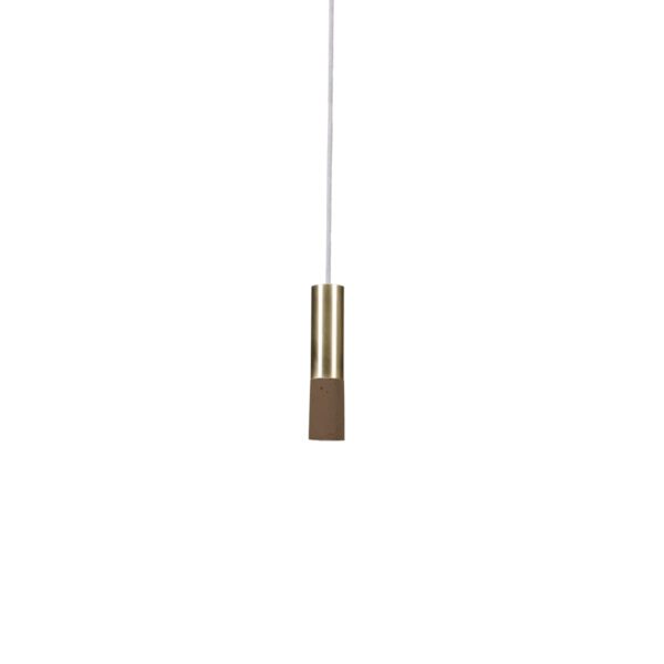 Beton-Hängeleuchte-LED Kalla Inox