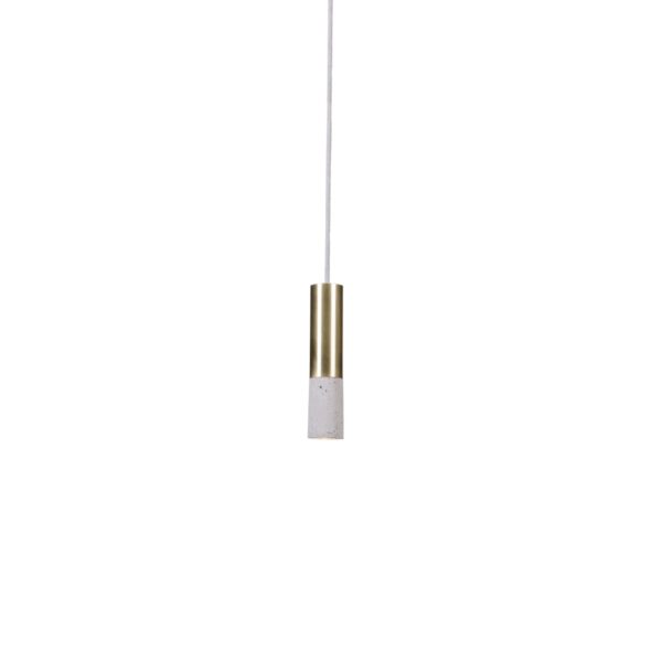 Beton-Hängeleuchte-LED Kalla Inox