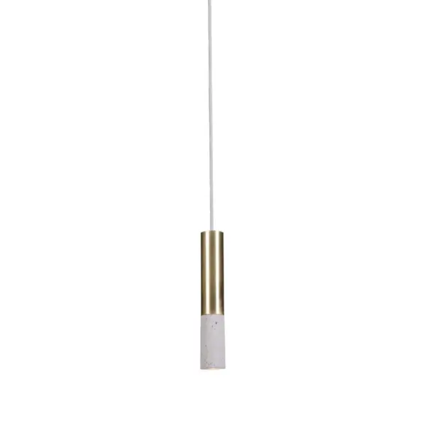 Beton-Hängeleuchte-LED Kalla Inox