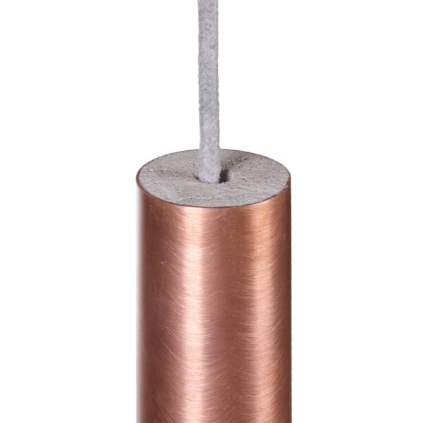 Beton-Hängeleuchte-LED Kalla Inox