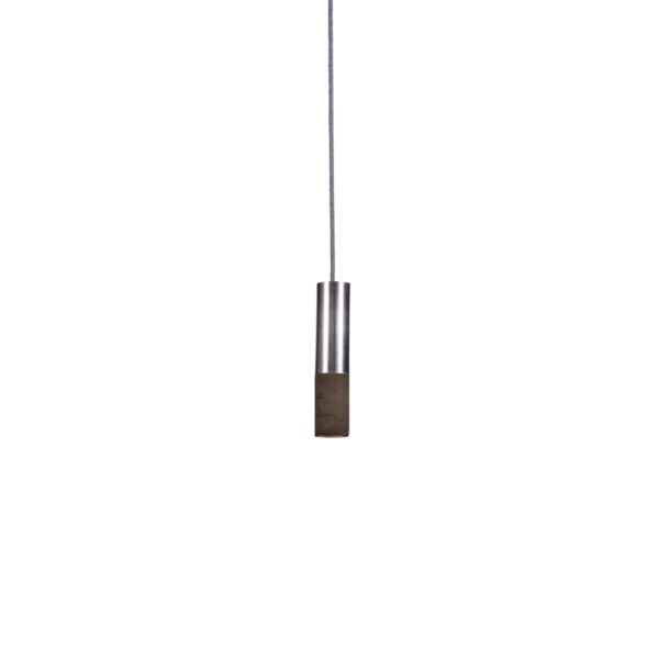 Beton-Hängeleuchte-LED Kalla Inox