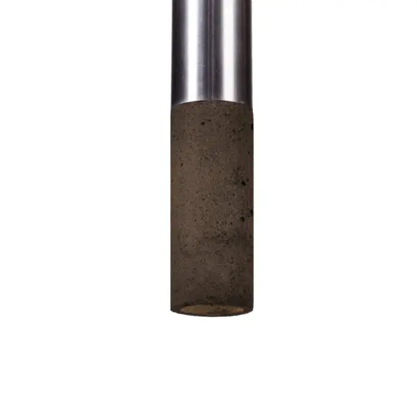Beton-Hängeleuchte-LED Kalla Inox
