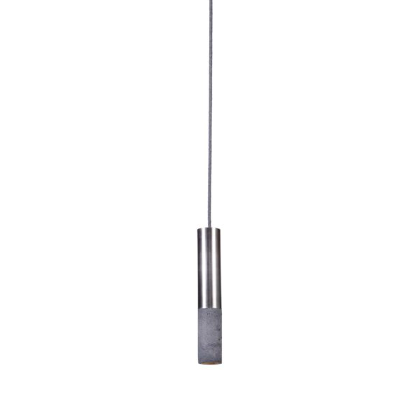 Beton-Hängeleuchte-LED Kalla Inox