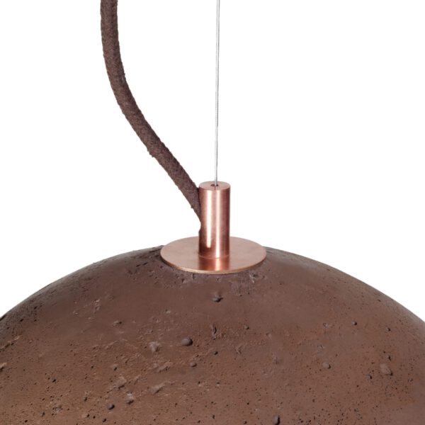 Beton-Hängeleuchte Sfera