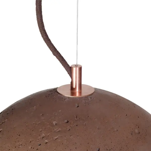 Beton-Hängeleuchte Sfera