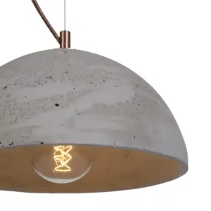 Beton-Hängeleuchte Sfera – Bild 6