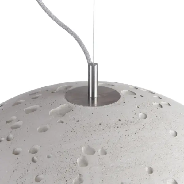 Beton-Hängeleuchte Sfera
