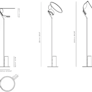 Geometrische LED-Stehleuchte Cut Axo Light – Bild 7