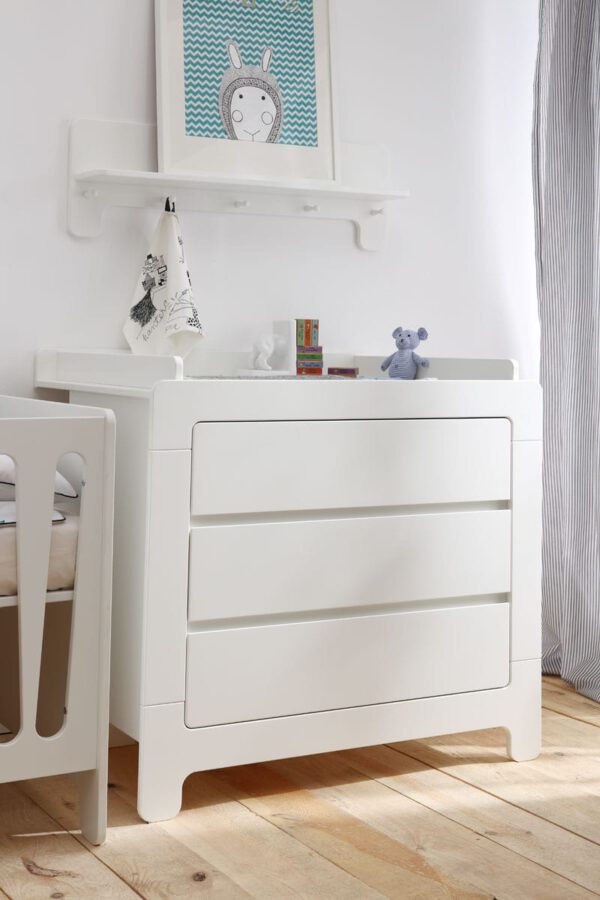Kinderzimmer-Set Moon | 3 Teilig  Kleiderschrank 3-Türig