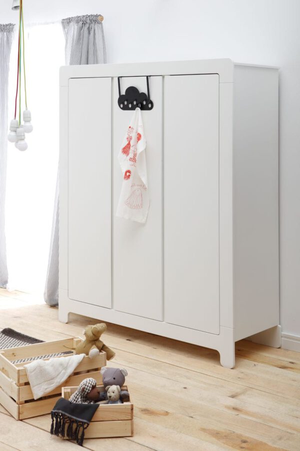 Kinderzimmer-Set Moon | 3 Teilig  Kleiderschrank 3-Türig