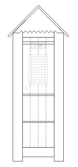 Marseille MDF- Kleiderschrank 1-türig