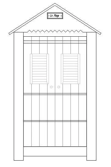 Marseille MDF- Kleiderschrank 2-türig