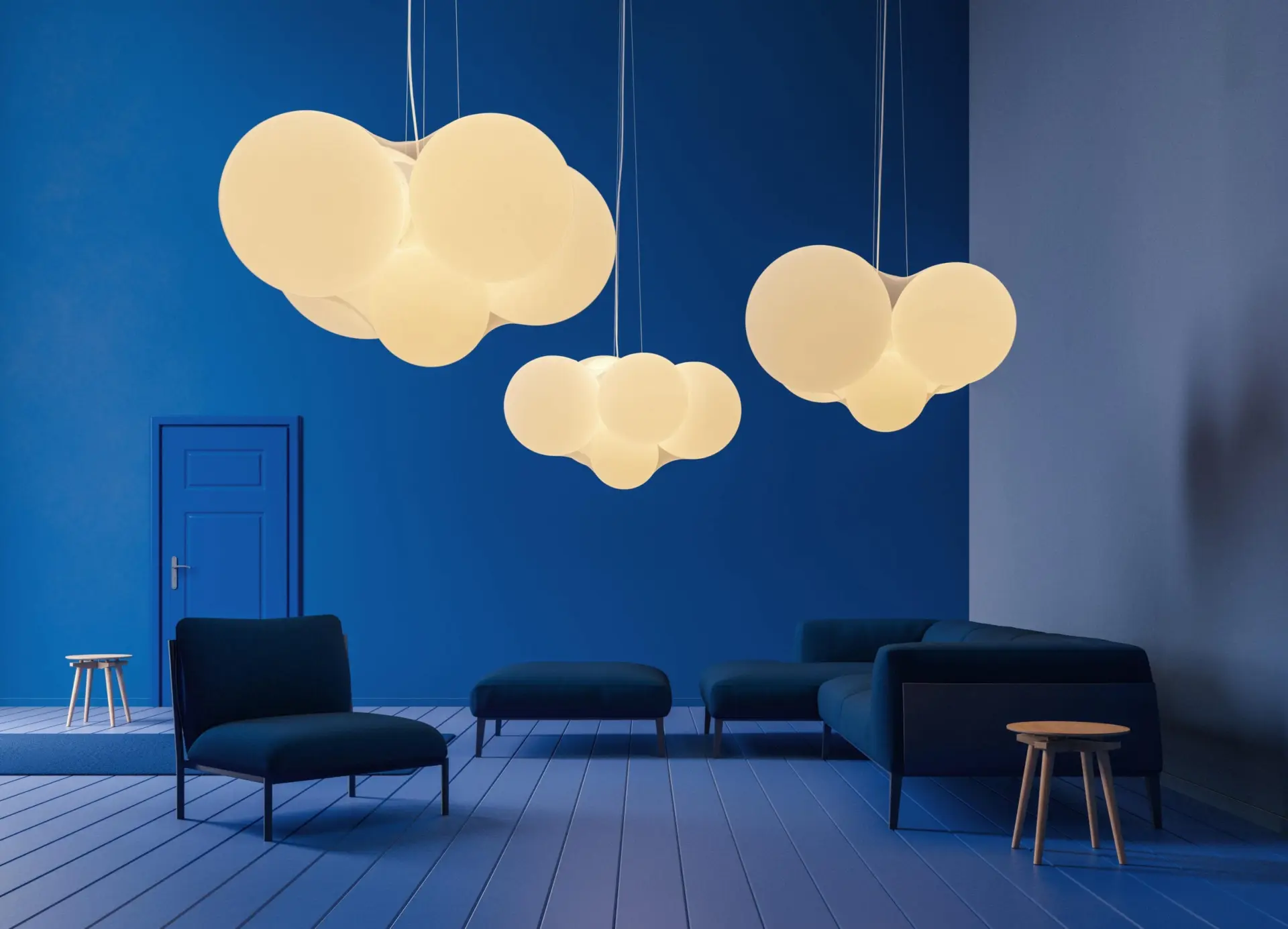 Traumhafte LED-Hängeleuchte Cloudy Axo Light – Bild 5