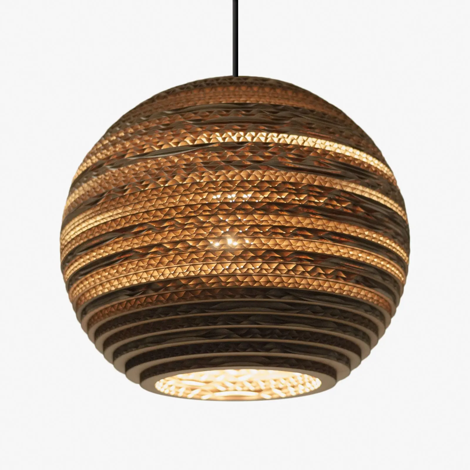 Öko-Hängelampe Scraplight Moon Graypants – Bild 1