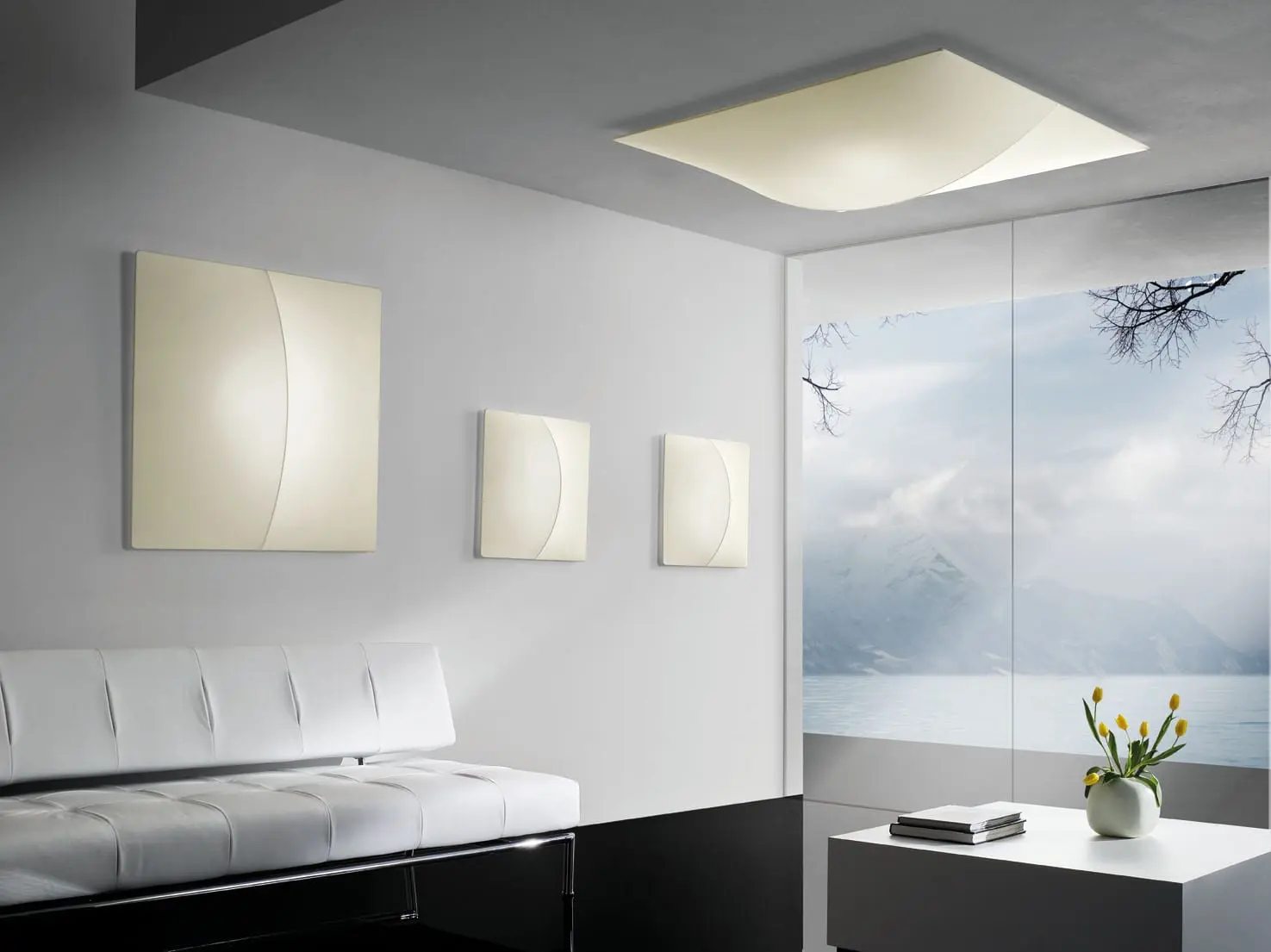 Moderne Wand-Deckenleuchte Nelly Straight Axo Light – Bild 4