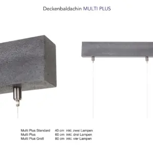 Beton-Hängeleuchte-LED Kalla Inox – Bild 26