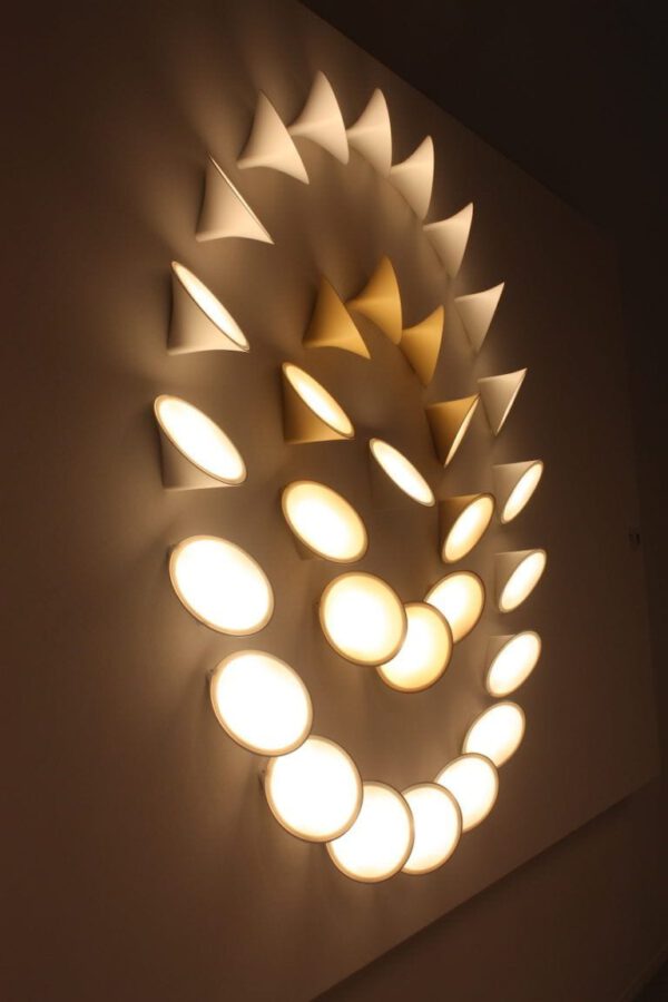 Moderne einflammige LED-Wand-/Deckenleuchte Orchid Axo Light