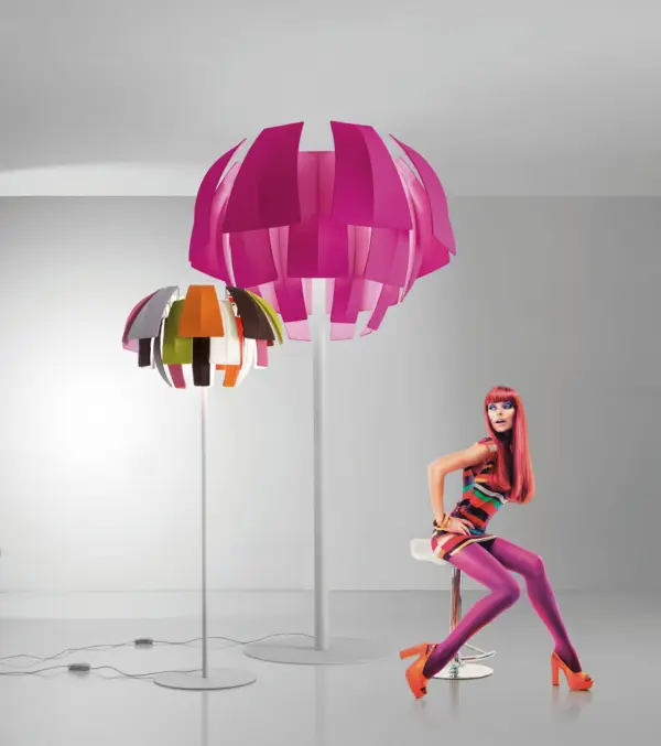 Exotische und Luxuriöse Designer-Stehleuchte Plumage Axo Light