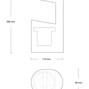 LED-Beton-Tischleuchte Ref IP65 – Bild 3