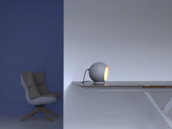 Beton-Tischleuchte Superfly T