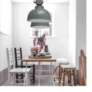 Hängelampe FACTORY M GRAU HKLIVING – Bild 3