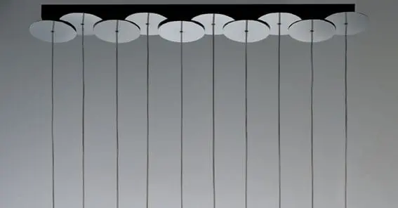 Exklusive Glas-Hängeleuchte Spillray 10 Axo Light