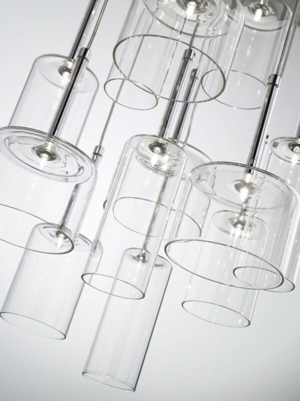 Dekorative Glas-Hängeleuchte Spillray 12 Axo Light