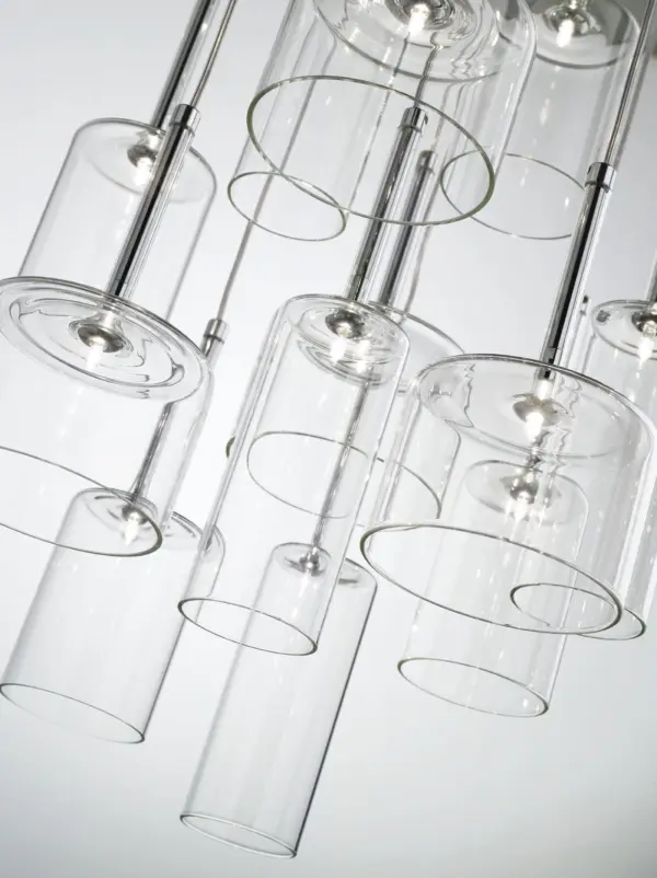 Dekorative Glas-Hängeleuchte Spillray 12 Axo Light