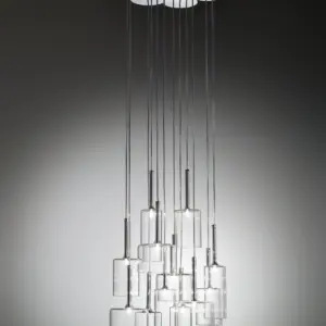 Dekorative Glas-Hängeleuchte Spillray 12 Axo Light – Bild 4
