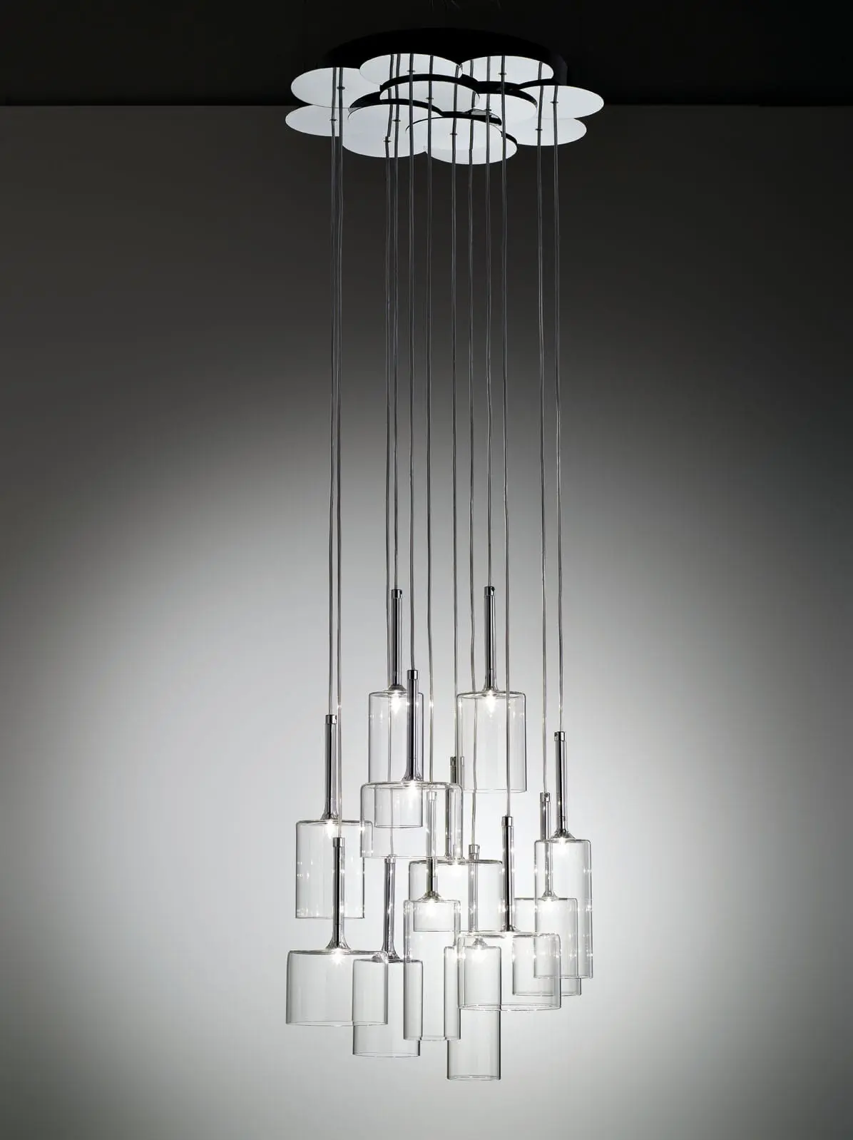 Dekorative Glas-Hängeleuchte Spillray 12 Axo Light – Bild 4